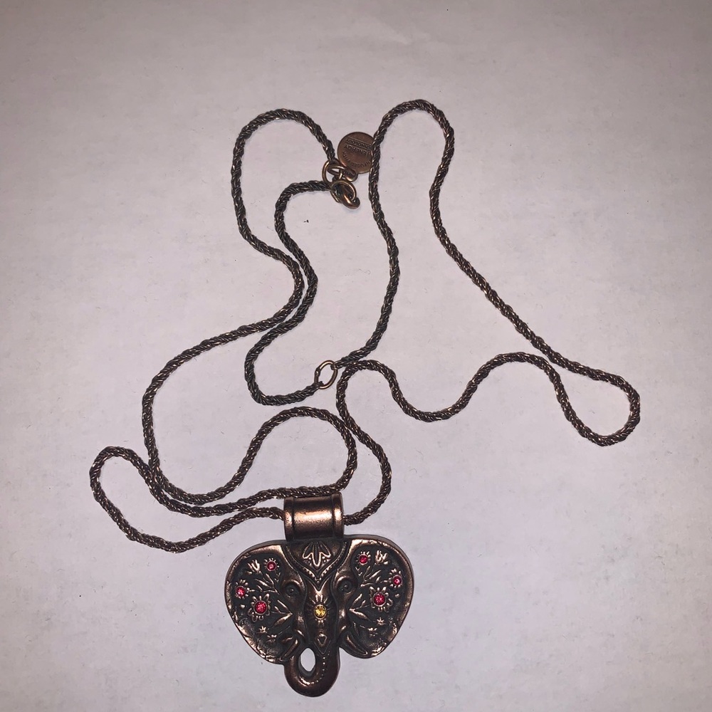 Alex and Ani Elephant Necklace